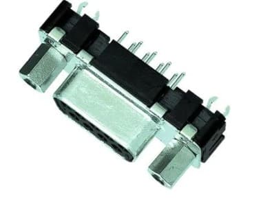 Harting 09 66 251 6511, D-Sub 15-pin F, Svart, Metallisk, Stål, Termoplastisk harts, Koppar, 10 mO, 1000 V
