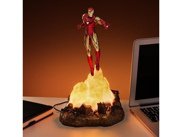 Paladone PALADONE Marvel Iron-Man Diorama Lampa (höjd: 31,5 cm)