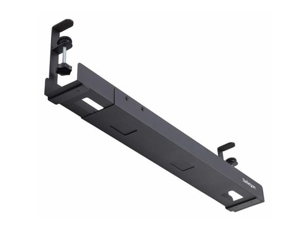 StarTech.com Under Desk Cable Management Tray, Clamp-on Installation - Kabelstyringsskuff - monterbar under skrivebord - svart - 80 cm