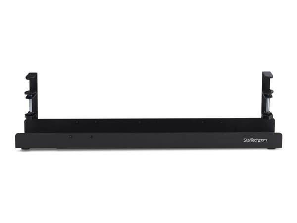 StarTech.com Under Desk Cable Management Tray, Clamp-on Installation - Kabelstyringsskuff - monterbar under skrivebord - svart - 80 cm