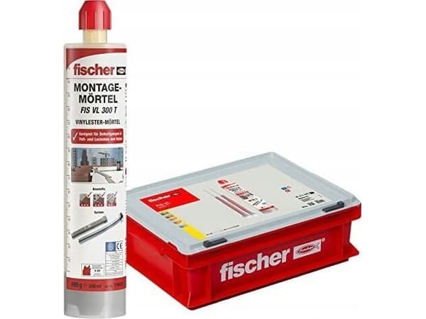 Fischer FIS VL 300 T, Sten, Betong, Rör