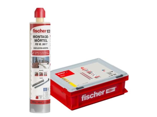 Fischer FIS VL 300 T, Sten, Betong, Rör