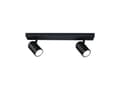 Miniatyrbilde 1 av 5: Paulmann Zyli, Innsunket spotlight, GU10, 2 ampuller, 230 V, Sort
