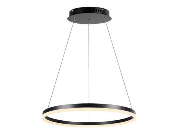 DENVER LPS-580 - Taklampe - LED - 36 W - kaldt/varmt hvitt lys - 2700-6500 K Sort, Rustfritt stål
