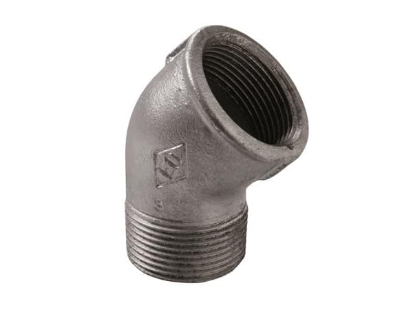 VINKEL GALV. M/F 45GR 3/4"