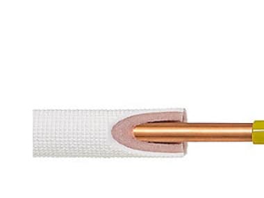 Pro isolerede kølerør - 1,0 mm, Uden flange og omløber, 50 m, 3/8''
