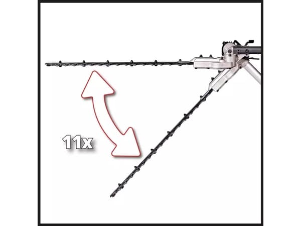 Einhell GC-HC 90/2046 T, 7 m/s, 0,1 l, Sort, Rød, AC, 900 W, 20 cm