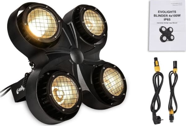 Evolights EVOLIGHTS BLINDER 4x100W IP65 ulkotilojen näyttämövalaisin