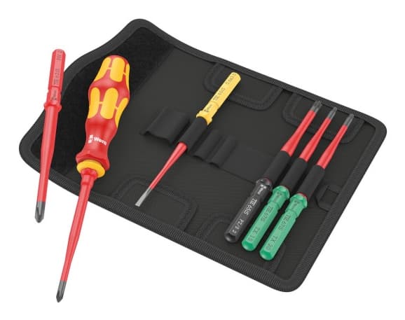 Wera Kraftform Kompakt VDE 7 extra slim 1 sähköasentajan vaihtoteräsarja (05006603001)