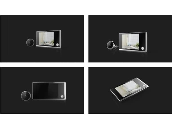 Luxury Eyelet Eyelet for Doors LCD 3.5 video forhåndsvisning 120 HD universal