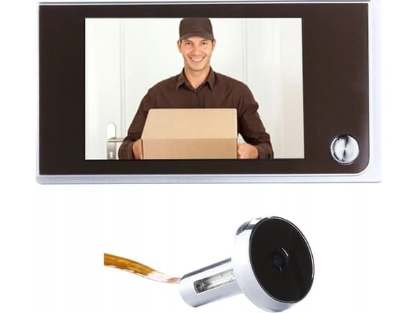 Luxury Eyelet Eyelet for Doors LCD 3.5 video forhåndsvisning 120 HD universal