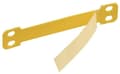 Pikkukuva 3 / 3: BRADY Laminaattipalkit keltainen merkintäkenttä 55x15 mm, yhteensä 103x15 mm1 pakkaus 100 kpl