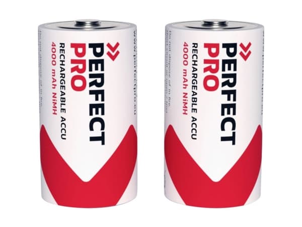 C-akut R14 PerfectPro NiMH 1.2 V 4000 mAh 2 kpl 2 kpl