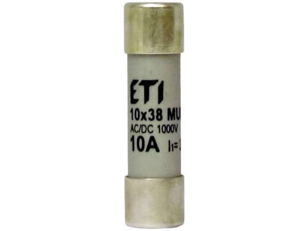 ETI 002625405 Yleismittarin sulake (Ø x L) 10,30 mm x 38 mm 12 A 1000 V Sisältö 1 kpl