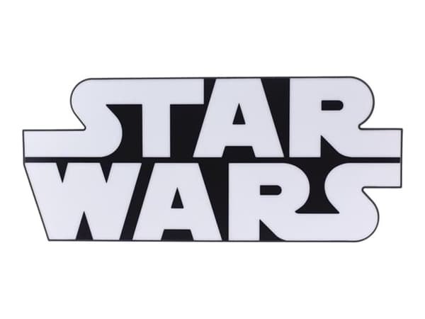 Paladone Star Wars Logo Light, Kytkettävä yövalo, Musta, Valkoinen, Universaali, Kiina, 285 mm, 260 g