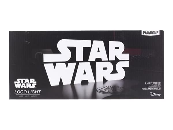 Paladone Star Wars Logo Light, Kytkettävä yövalo, Musta, Valkoinen, Universaali, Kiina, 285 mm, 260 g