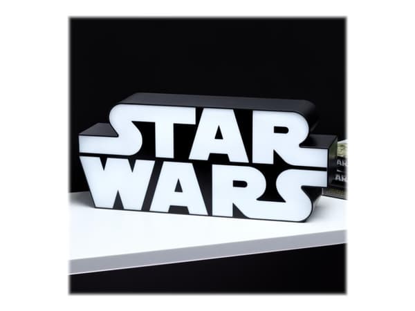 Paladone Star Wars Logo Light, Kytkettävä yövalo, Musta, Valkoinen, Universaali, Kiina, 285 mm, 260 g