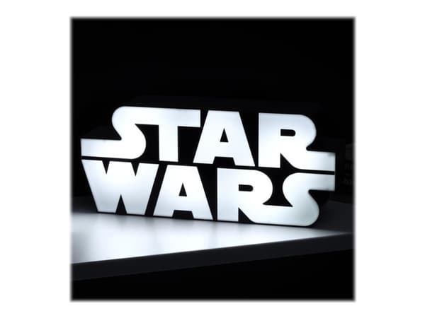 Paladone Star Wars Logo Light, Kytkettävä yövalo, Musta, Valkoinen, Universaali, Kiina, 285 mm, 260 g