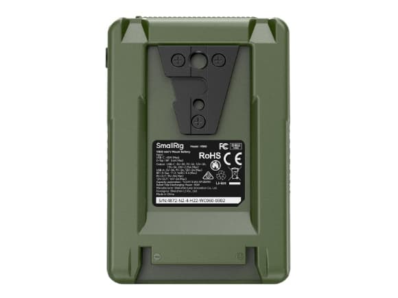 SmallRig 4872, 3400 mAh, 14,54 V, 50 W, Grønn