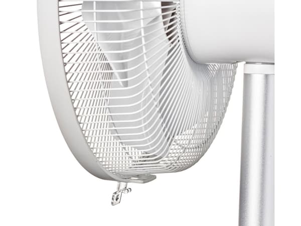 Solis ECO Silent, Kotitaloustuuletin lavoilla, Hopea, Valkoinen, 54,2 dB, Painikkeet, Kosketus, 12 h, AC
