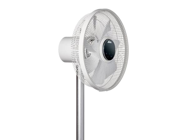 Solis ECO Silent, Kotitaloustuuletin lavoilla, Hopea, Valkoinen, 54,2 dB, Painikkeet, Kosketus, 12 h, AC