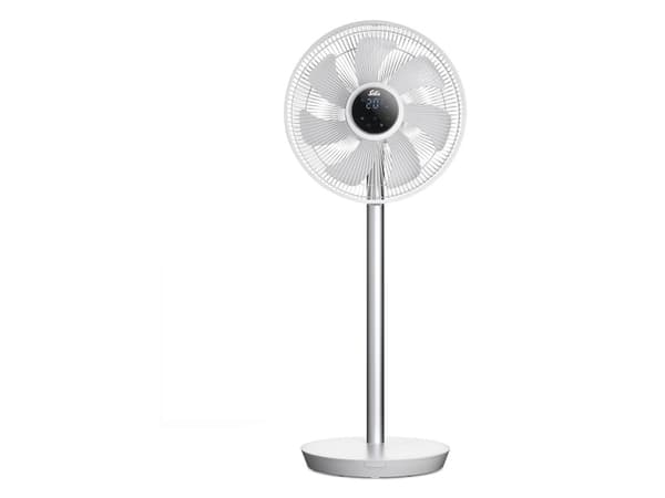 Solis ECO Silent, Kotitaloustuuletin lavoilla, Hopea, Valkoinen, 54,2 dB, Painikkeet, Kosketus, 12 h, AC