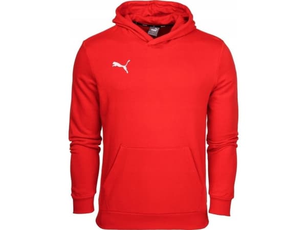 Puma barntröja Puma teamGOAL 23 Casuals Hoody Jr röd 656711 01 140