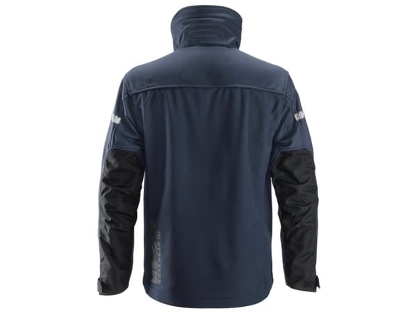 Snickers Workwear 12009504006, Jacka, Man, Svart, Marinblå, L, Polyester, 265 g/m²