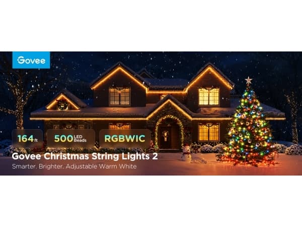 Govee Christmas H70C4 - Ketjuvalaisin - LED - 6 W - Luokka G - RGBWIC/lämmin valkoinen valo - 3000 K - vihreä