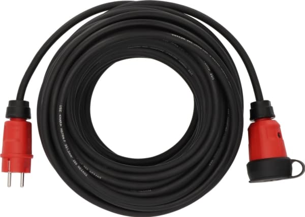 Brennenstuhl 9161250110, 25 m, Utomhus, Rak, IP44, Nötningshärdig, Skärtåliga, UV-beständig, Neopren