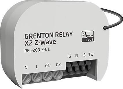 RELAYx2 Z-Wave relä modulis Grenton