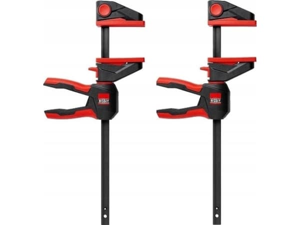 sett 2 stk. universelle hurtigutløsende klemmer med svingbrakett 300x80 mm, 195-465 mm, 1400N, Bessey [EZ360-SET]