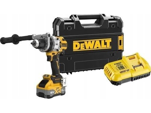 Batteridriven slagborrskruvdragare 18V XR, DeWalt [DCD1007WW1T-QW] 8,0Ah, Li-Ion