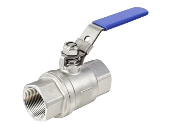 TRU COMPONENTS TC-2PC-DN32-316 TC-12770360 Standardi palloventtiili Naisten kierre: 1 1/4 64 bar (max) 1 kpl