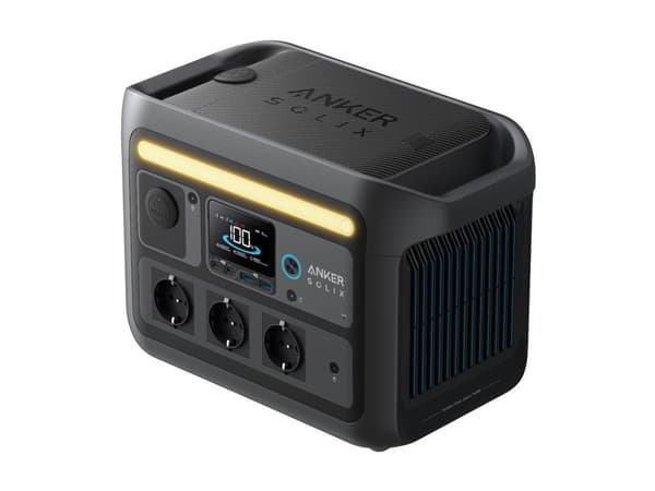 Anker SOLIX C800X - Bærbar strømstasjon - AC 220-240 V - 1600 watt - enkeltfase - litium-jernfosfat - 768 Wh - Wi-Fi, Bluetooth - utgangskontakter: 8