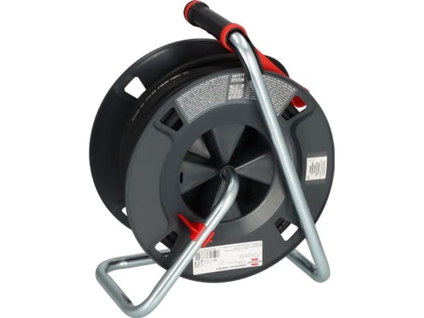 Brennenstuhl 9232250100, Svart, Röd, Plast, 5 AC-utgångar, Rak, 25 m, IP44