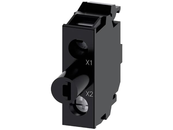 Siemens 3SU14012BB601AA0, Sähkökotelon valo, Ruuvi, Musta, LED, IP40 IP20 EAC UL, cUL, AC, DC