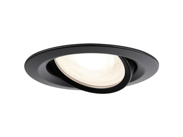 Paulmann Nova Plus, Smartlyspunkt, ZigBee, Sort, LED, Aluminium, Zink, Varm hvit