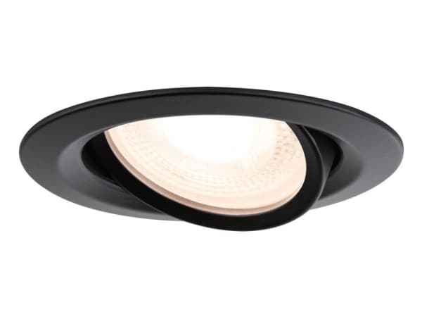 Paulmann Nova Plus, Smartlyspunkt, ZigBee, Sort, LED, Aluminium, Zink, Varm hvit