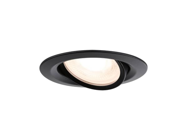 Paulmann Nova Plus, Smartlyspunkt, ZigBee, Sort, LED, Aluminium, Zink, Varm hvit