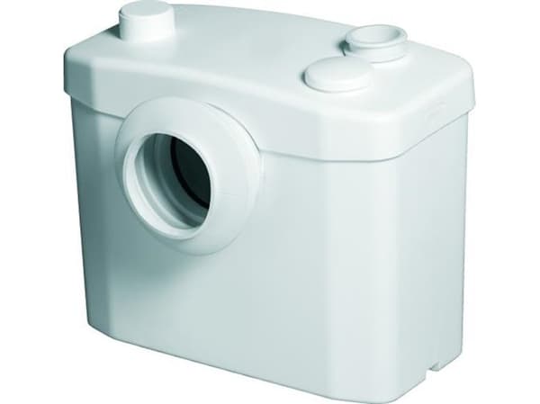 sanitop afløbspumpe silence for toilet og håndvask - b: 330 h: 263 d: 163 mm