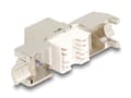Miniatyrbild 3 av 5: Delock - Modulär insättning - CAT 6a - STP - RJ-45 - vit (paket om 4)