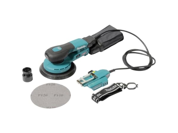 Makita BO002CGZ Batteridreven excentrisk sliber uden batteri, uden oplader 40 V Ø 150 mm
