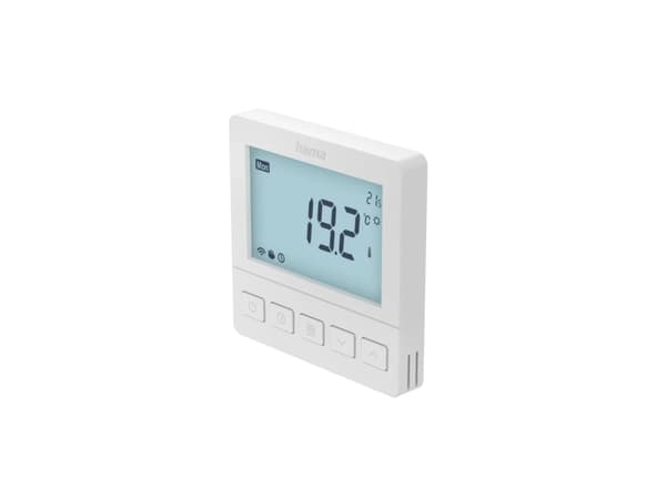 Hama 00176629, Digital termostat, Room, Hvit, 5 - 35 °C, °C, LCD