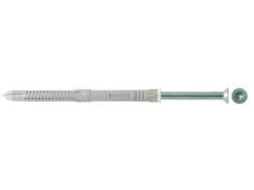 Fischer 70110, Kit med skruv och väggplugg, Tegel, Betong, Torx, TX30, 80 mm, 8 mm