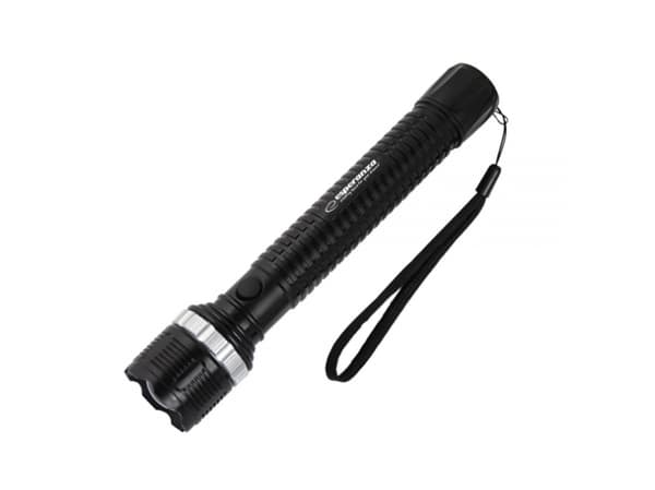Esperanza Epione XL LED Flashlight, Ficklampa, Svart, Knappar, LED, 1 lamp(or), 1 W