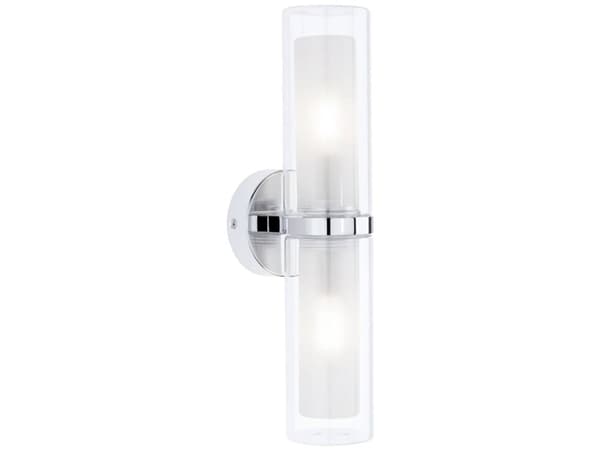 Kinkiet Paulmann Lampa ścienna LUENA E14 max. 2x20W IP44 230V szkło chrom / metal