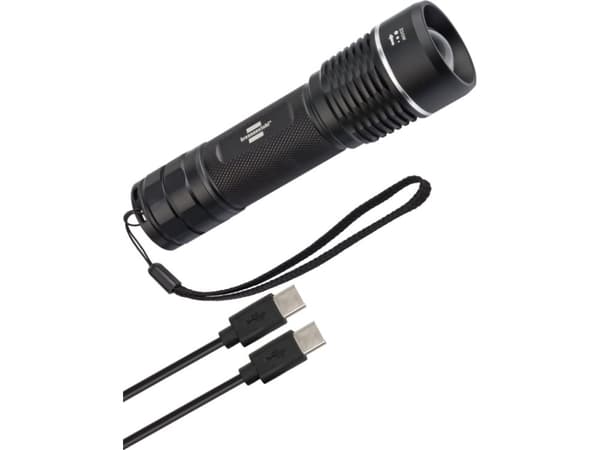 Brennenstuhl 1178600801, Hand flashlight, Black, Metal, IP67, LED, 1200 lm Svart