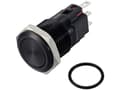 Miniatyrbild 1 av 2: TRU COMPONENTS TC-12647496 Trykknap 250 V/AC 3 A 1 x Off/(On) IP65 Tastende Aluminium, eloxeret 1 stk