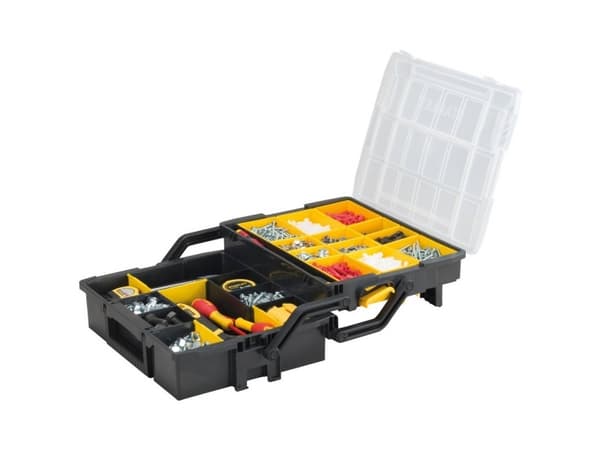 Stanley STST1-75540, Eske for små deler, Plast, Sort, Gjennomsiktig, 400 mm, 420 mm, 315 mm